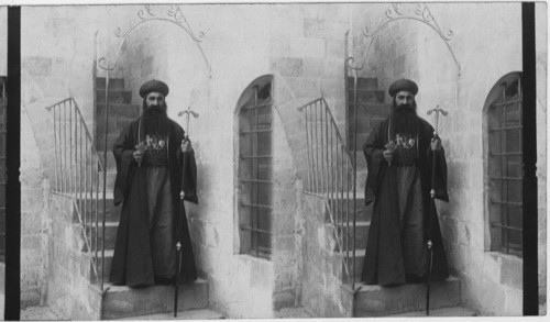 Yohannes Elias Orthodox Syrian Bishop. Jerusalem, Palestine