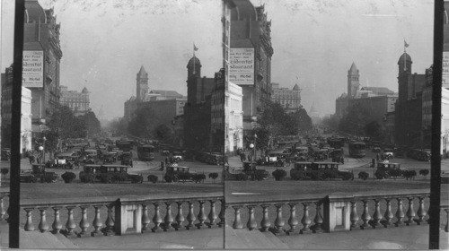 Penn. [Pennsylvania] Ave. from the Treasury, Wash.,D.C