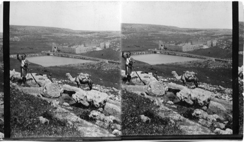 Greatest of Solom’s Pools - near Bethlehem. Palestine