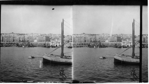 Algiers and the Harbor, Algeria