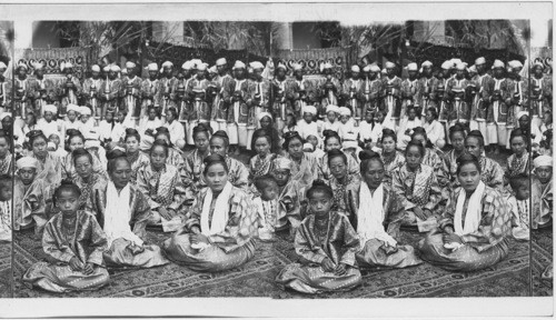 Prince of Wales. India. Burmese Ladies at Garden Party Gov’t House. Rangoon