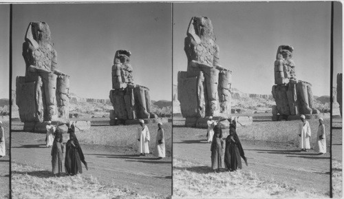 The Colossi of Memnon Thebes, Egypt