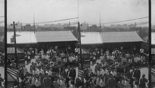 General view - roof of Educational Alliance Building. N.Y.C. New York