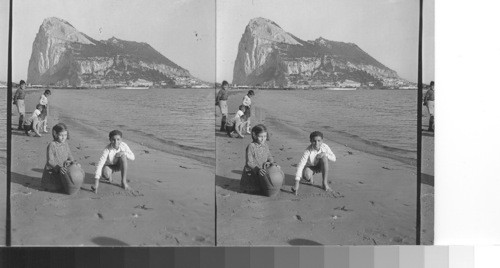 Gibraltar from la linea. Spain