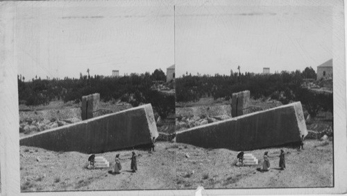 Colossal Block of Stone, Ancient Quarreirs of Baalbek, Syria