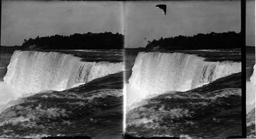 The American Falls from Luna Island, Niagara Falls. N.Y