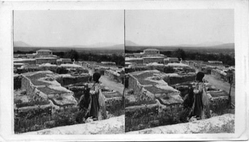 Village of Bethsham. Hill of Moreh to the northwest, Palestine