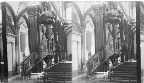 The Pulpit - Church of St. Ignatius, Manila, P.I