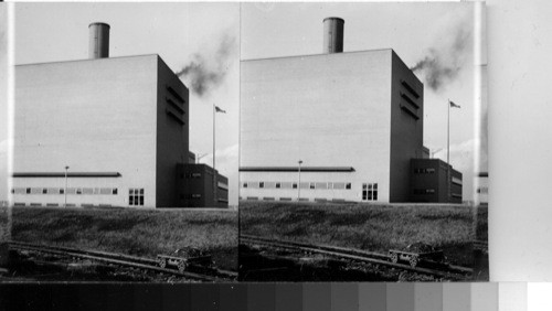 TVA [Tennessee Valley Authority] Watts Bar Dam showing the steam plant--exterior