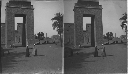 Portal of Energetes I, S. W. Entrance to Temple Area, Karnak, Egypt