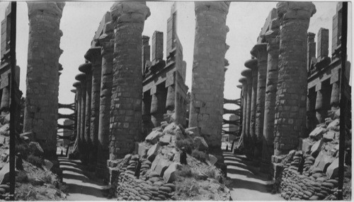 Grand Gallery of Columns at Temple of Karnak, Egypt