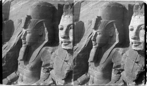 Colossal Figures, Egypt. Abu Simbel