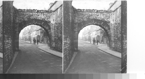 Newport Arch, a Roman City Gate, A. D. 50, Lincoln, England