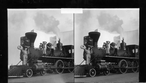 Union Pacific Locomotive, no. 9, 1869, Wings of a Century, A Century of Progress