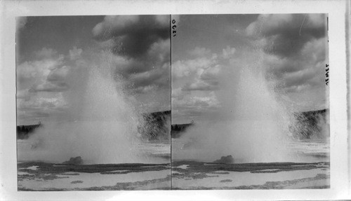 Jewel Geyser in Eruption, Biscuit Basin, Yellowstone National Park