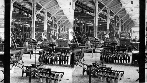 Exhibit of Agricultural Machines, Agricultural Building, Worlds Columbian Exposition