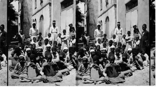 Alexandria Egypt Arab pupils and Teachers