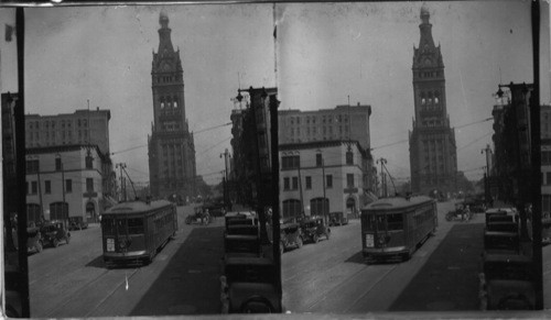 East Water St. and City Hall. Milwaukee, Wis