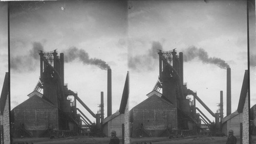 Blast furnace, steel plant, Sydney, CBI, Canada