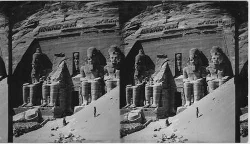 The Great Rock Temple of Abu-Simbel, Nubia, Egypt