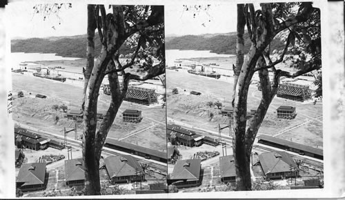 Bird's-eye view, Pedro Miguel Locks. Panama