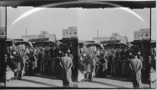 A market scene, Alexandria, Egypt