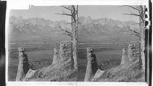 The "The Hoodoos" Canyon, Alberta, Can