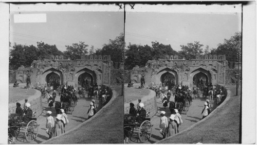 The Cashmere Gate. Delhi. India