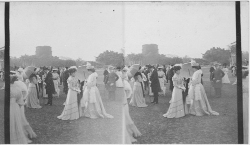 Prince of Wales at Garden Party, Lucknow, India