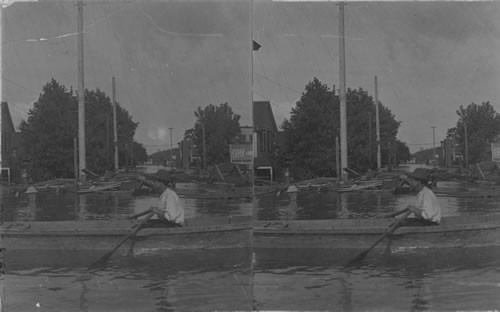 A street Engulfed, East Bottoms, Kansas City, Mo