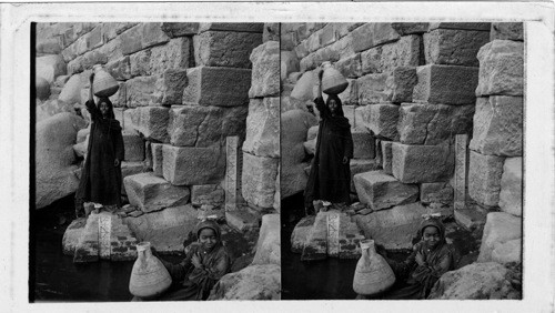 The Ancient Nilometer in The Ruins on Elephantines Island near Assouan