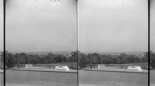 East from steps of Arlington Memorial Amphitheater to Unknown Soldier Tomb World War & City of Washington, D.C