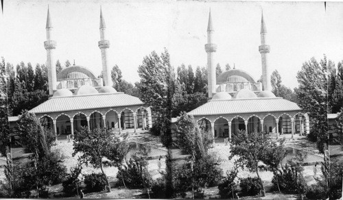 The central structure of the Pilgrims mosque of Tekkieh, Damascus, Syria