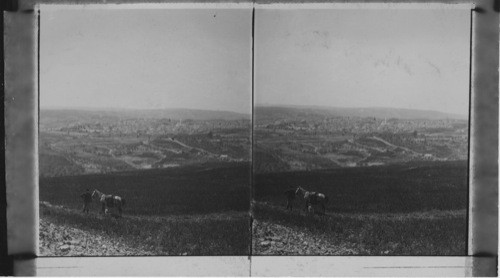 Jerusalem from the northeast, Jerusalem