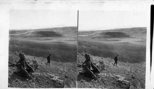 Site of old Lystra, where Paul taught, outlook south to Taurus mountains