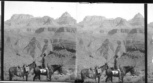 North over Grand Canyon. Ariz