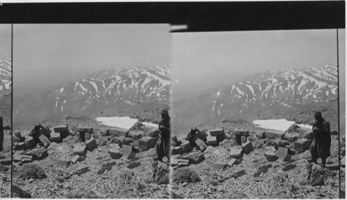 The snow clad summit of Mount Hermon (9,050 feet), grandest height in Syria