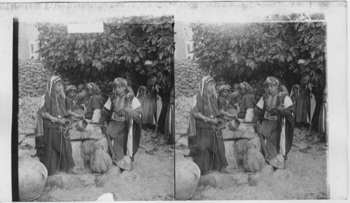 The Well ceremony, symbolic of wifely service - Ramallah, Palestine