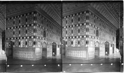 The veranda of Shish Mahal, Amber Palace, India