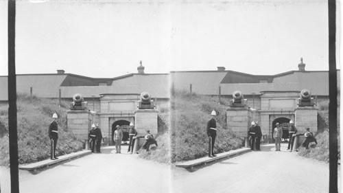 Entrance to Citadel, Halifax. Nova Scotia. Canada