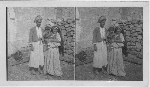 A native man and woman of Ramallah