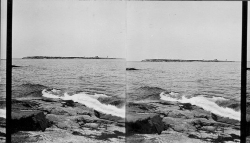 Straitsmouth Island from Cape Ann, Mass