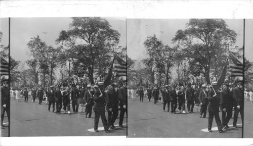 Memorial Day Parade on Riverside Drive, New York City