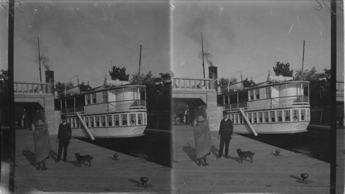 The "Cherokee" going out to Royal Muskoka Hotel at Port Carling, Muskoka