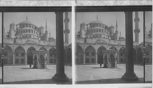 Court of the Mosque of Ahmed I Constantinople, Turkey