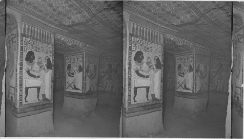 Marvelously Preserved Tomb Paintings- Thebes, Egypt
