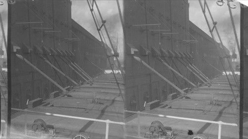 Views on board of "Midland Prince" loading grain at Fort William, Ont