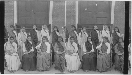 A Group of Parree girls, Ahmedabad, India