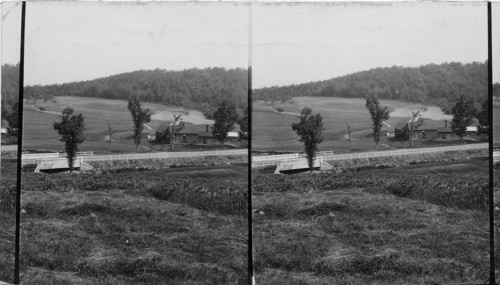 A Valley Farm in New England, Mass