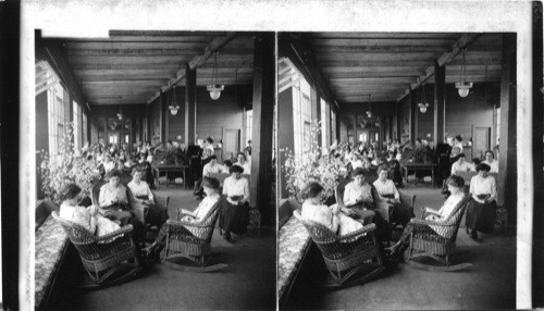 Girls Rest Room, paper factory, Bangor, Maine